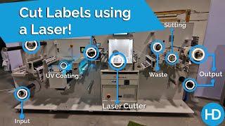 Cut Labels Using A Laser! High speed label finishing from HD Labels