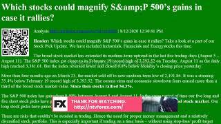 Which stocks could magnify Samp amp P 500 s gains in case it rallies Analysis