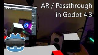Godot 4.3 AR and passthrough