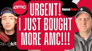 I JUST BOUGHT AMC AGAIN!Let's Go!!!  AMC SHORT SQUEEZE INCOMING WITH GAMESTOP SHORT SQUEEZE