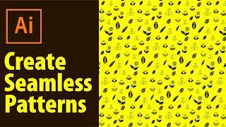 How to create seamless patterns in illustrator
