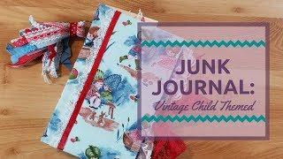 Vintage Child Themed Junk Journal: New in my Etsy Shop