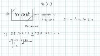 №313 / Глава 1 - Математика 6 класс Герасимов