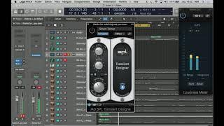 UAD universal audio SPL TRANSIENT DESIGNER plugin test and review