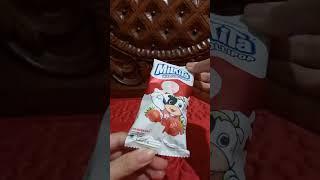 MILKITA STRAWBERRY MILK LOLLIPOP #shorts