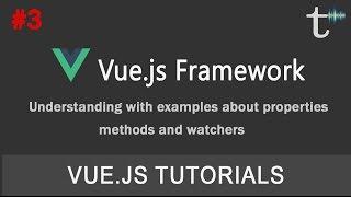 03 Vue js Tutorial Properties, Method, $watch