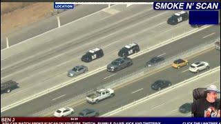 POLICE CHASE BY CHP OF DUI SUSPECT