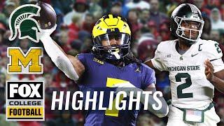 Michigan State Spartans vs. Michigan Wolverines Highlights | FOX College Football