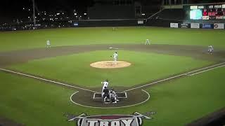 "Lets Go Brandon" - Troy baseball's Brandon Schrepf hits home run vs. Auburn