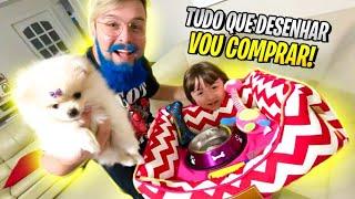 PRIMEIRAS COMPRAS PARA A NOSSA NOVA CACHORRINHA - PAI TAMBÉM VLOGA