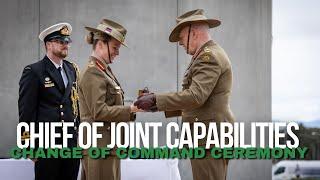 ADF | CHIEF OF JOINT CAPABILITIES CHANGE OF COMMAND CEREMONY