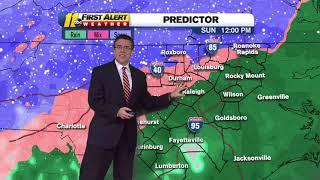 NC Snow timeline: The latest on the wintry weather moving through central NC