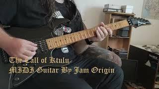 The Call of Ktulu Cover - Test Ibanez RG550 & Jam Origin MIDI Guitar 2