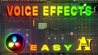 How to Use Voice Effects in DaVinci Resolve