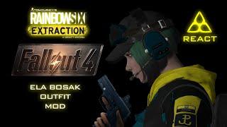 Fallout 4 Mods - Ela Bosak REACT Outfit Rainbow Six Extraction (how to install)