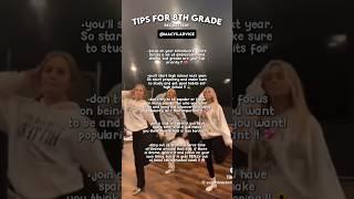 tips for 8th grade !!  || #tips #advice #school #preppy