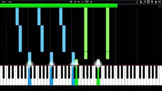 Initial D - Make My Day Impossible Piano Tutorial with Synthesia (midi) //Spiritho