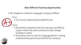 What online companies hire teachers? Quick video, (BIG announcement!) Part 2