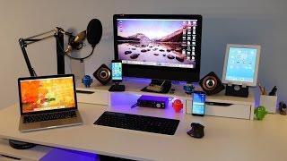 Epic Desk Tour! | Tour Of a Geeks Desk/ Room Tour & Setup 2015