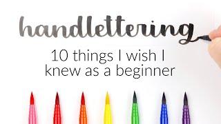 Beginner Hand Lettering Tutorial | 10 Things I Wish I Knew As A Beginner | Learn How To Hand Letter