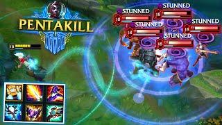 30 CLUTCH 1v5 PENTAKILLS IN LEAGUE OF LEGENDS