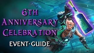 Sixth Anniversary Celebration Event Guide (Legendary Messages in Bottles) | Sea of Thieves