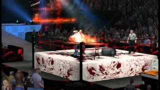 WWE '12 Kane Chokeslames Justin Bieber Through Flaming Table