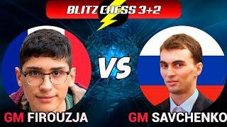 Alireza Firouzja vs Boris Savchenko | Blitz chess 3+2 | lichess.org | Compilation Chess Games