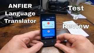 ANFIER Language Translator Review