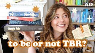 to be or not TBR? - five books I read recently