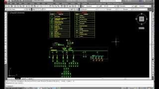 Example of automatic drawing in AutoCAD by  VBA  (Electrical Concept)