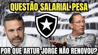 Botafogo: GE apura que o motivo do entrave na renovação do Artur Jorge é pedida salarial