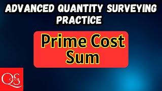 Prime Cost Sum Tip! Master This Interview Question With Ease #interview #quantitysurveyor