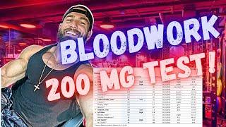 WHAT TO EXPECT ON 200 mg TESTOSTERONE per week || Bloodwork and How I feel after 4 months on 200mg