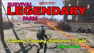Fallout 4 Legendary Farm for survival (settlement build and how it works)