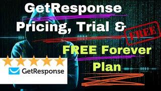 Get Response Pricing (FREE Forever & Trial Plan)
