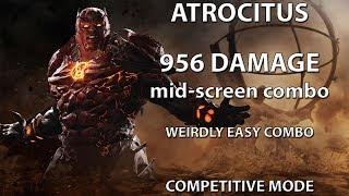 Injustice 2: Atrocitus 957 damage mid-screen combo. (Competitive mode)