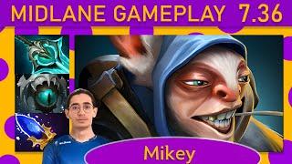 ⭐ New Patch 7.36! Mikey Meepo |21/6/8 - 67%| Mid Gameplay - Dota 2 Top MMR