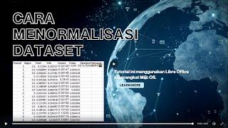 cara menormalisasi dataset