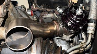 WRX STi External Wastegate and Uppipe Install - Tial MV-S 38mm