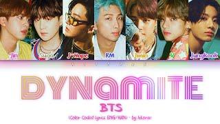 BTS - Dynamite Color Coded Lyrics