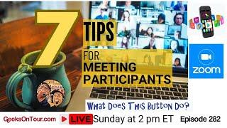 7 Tips for Zoom Meeting Participants