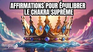 Affirmations Positives pour Équilibrer et Activer le Chakra Couronne