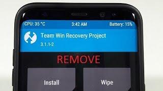 How to Remove TWRP Recovery on the Galaxy S8 and Galaxy S8+