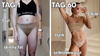 Meine 60 Tage Fitness Transformation | Lebensverändernde Challenge