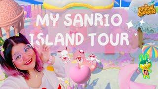 my five-star SANRIO island tour | animal crossing new horizons pastel sanrio aesthetic theme ️