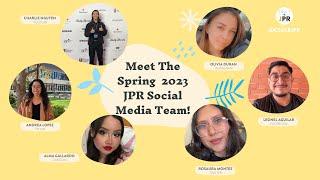 Meet the Spring '23 JPR Social Media Team | CSULB JPR
