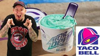 Taco Bell Mountain Dew Baja Blast Gelato Review