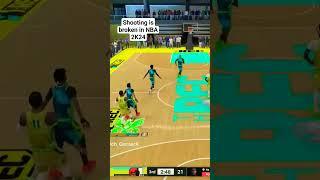 Shooting is broken in NBA 2K24 #nba2k24 #shorts #reccenter #youtubeshorts #nba2k24gameplay