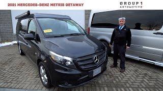 2021 Mercedes-Benz Metris Getaway Camper Van | Video tour with Tony F.